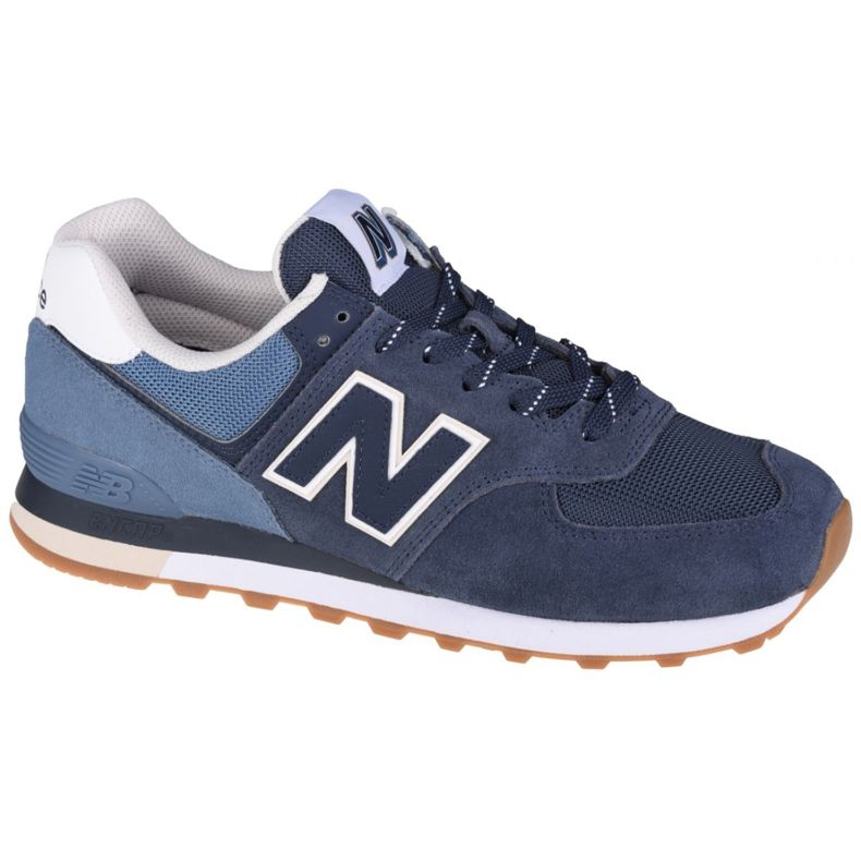 Sapatos New Balance U ML574GRE branco azul marinho azul