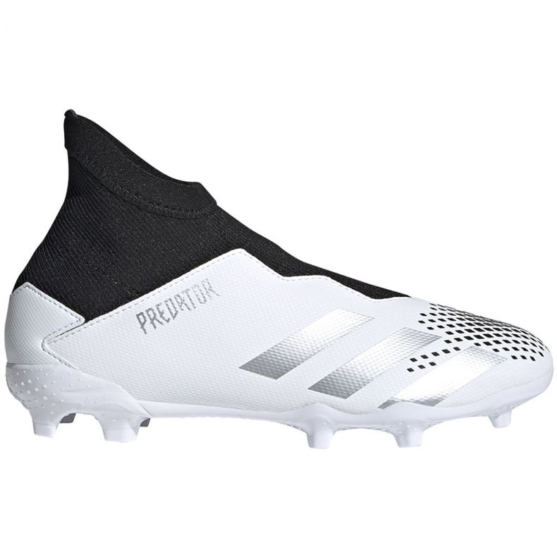 Chuteiras Adidas Predator 20.3 Ll Fg Jr FW9212 branco branco Chuteiras Adidas Predator 20.3 Ll Fg Jr FW9212 branco branco