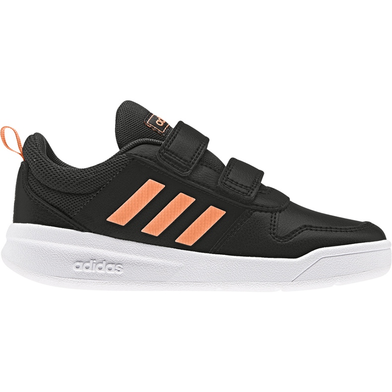Sapatos infantis Adidas Tensaur C preto e laranja EF1099
