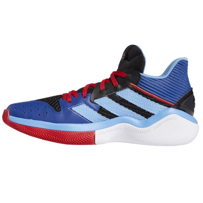 Tênis de basquete Adidas Harden Steapback M FW8482 multicolorido azul