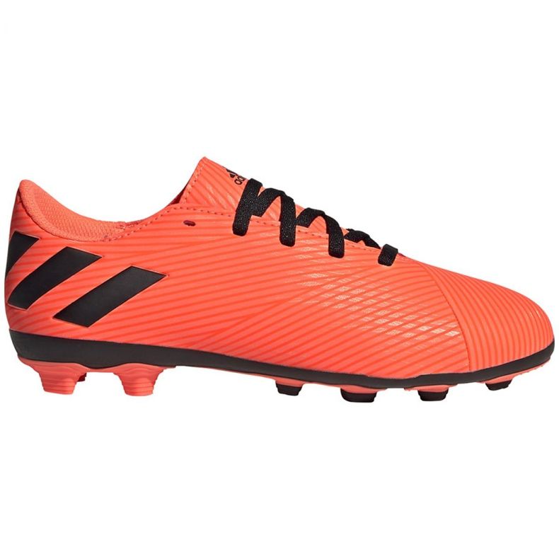 Chuteiras Adidas Nemeziz 19.4 FxG Jr EH0507 multicolorido laranja