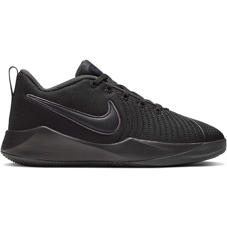 Tênis Nike Team Hustle Quick 2 pretos para crianças AT5298 001