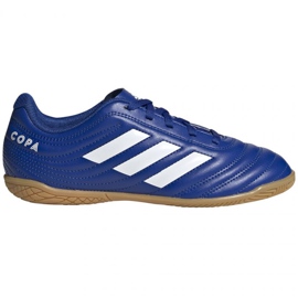 Chuteiras Adidas Copa 20.4 In Jr EH0926 multicolorido azul Chuteiras Adidas Copa 20.4 In Jr EH0926 multicolorido azul