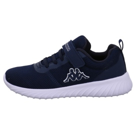 Sapatos infantis Kappa Ces K azul marinho e branco 260798K 6710 azul-marinho