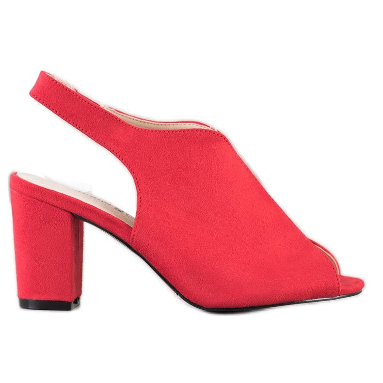 Goodin Sandálias Construídas vermelho