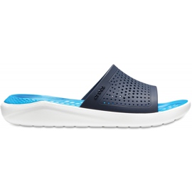 Crocs Literide Slide azul marinho-branco 205 183 462 azul-marinho