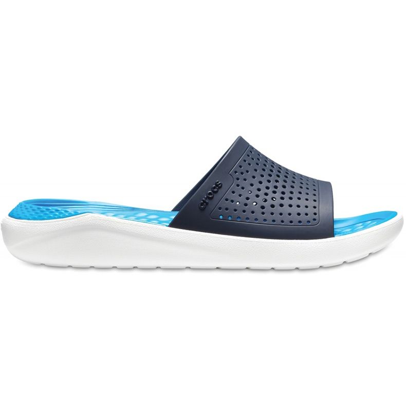 Crocs Literide Slide azul marinho-branco 205 183 462