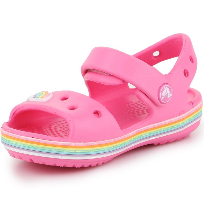 Sandálias infantis Crocs Crocband Imagination Sandal Ps rosa 206 145 669