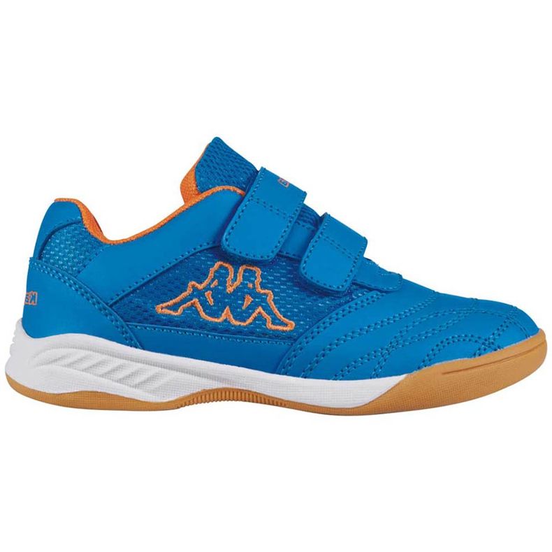 Sapatos infantis Kappa Kickoff K azul-laranja 260509K 6044