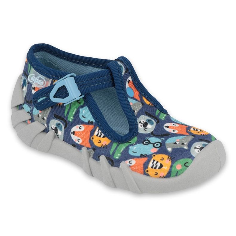 Calçados infantis Befado 110P391 azul marinho multicolorido