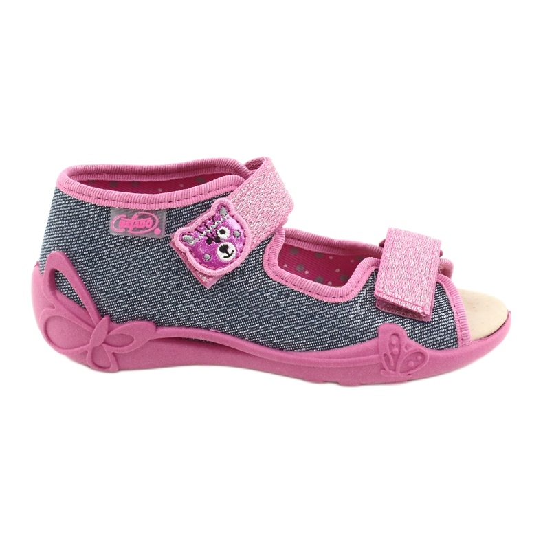Calçado infantil amarelo Befado 342P017 rosa
