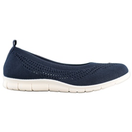 Goodin Slipons Openwork azul marinho