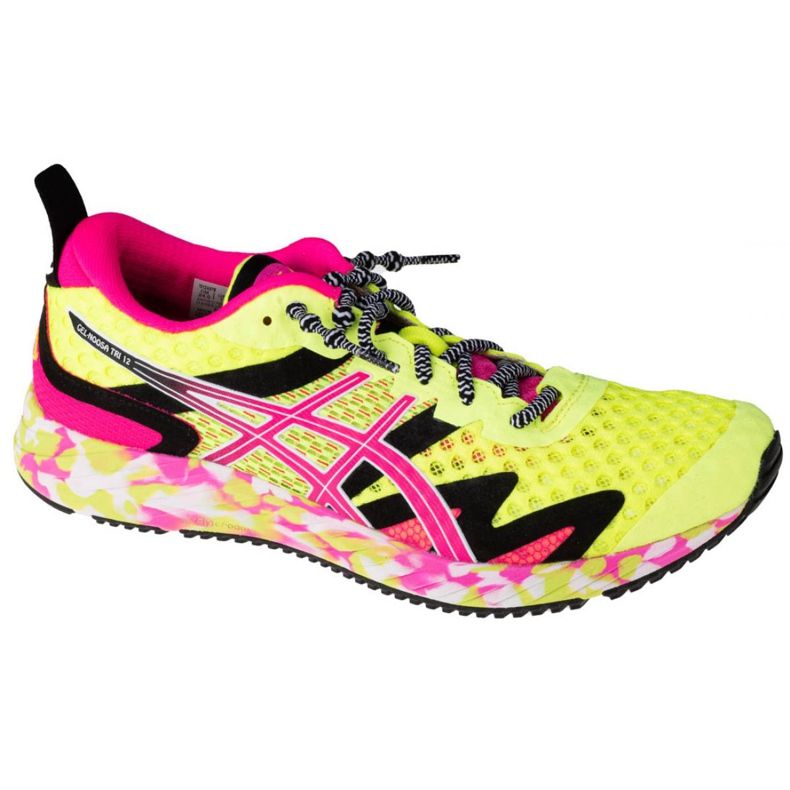 Asics Gel-Noosa Tri 12 W 1012A578-751 preto rosa amarelo