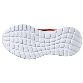 Adidas Tensaur Run C sapatos infantis preto-vermelho EG4143