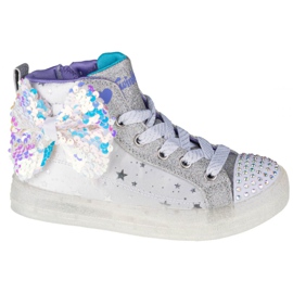 Skechers Shuffle Brights 2.0 Jr 314015L-WSL cinza multicolorido Skechers Shuffle Brights 2.0 Jr 314015L-WSL cinza multicolorido