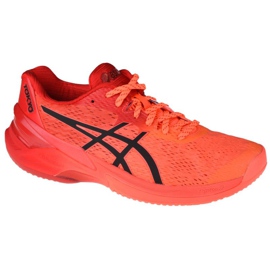 Tênis de voleibol Asics Sky Elite Ff Tokyo M 1051A055-701 vermelho laranjas e vermelhos