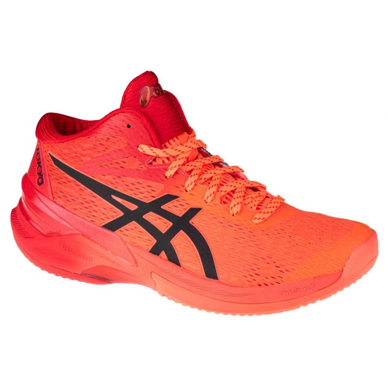 Tênis de vôlei Asics Sky Elite Ff Mt Tokyo M 1051A056-701 vermelho laranjas e tintos
