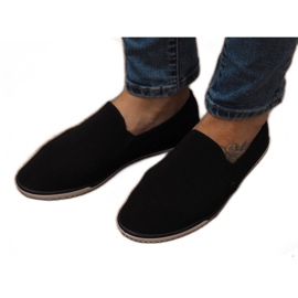 Tênis Lycra D16M Preto Slip-On