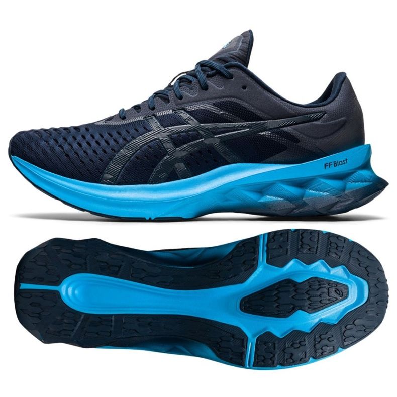 Sapatos Asics Novablast M 1011A681-402 azul marinho azul