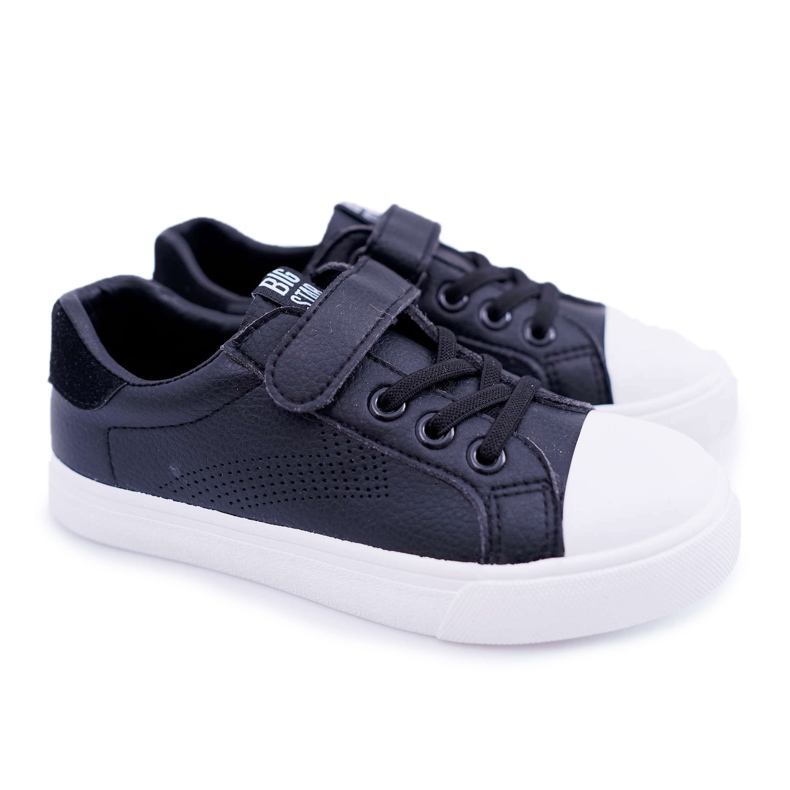 Tênis infantil com velcro Big Star DD374108 preto ['preto']