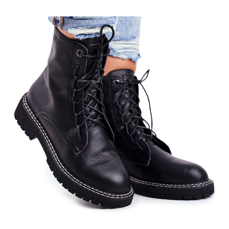 Botas femininas Big Star pretas GG274596 preto