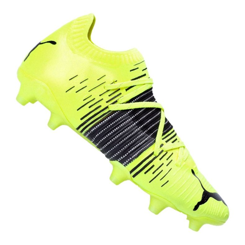 Botas de futebol Puma Future Z 1.1 Fg / Ag M 106028-01 amarelo, preto, cinza / prata multicolorido