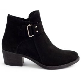 Olivier Botas pretas rosa de salto alto preto Olivier Botas pretas rosa de salto alto preto