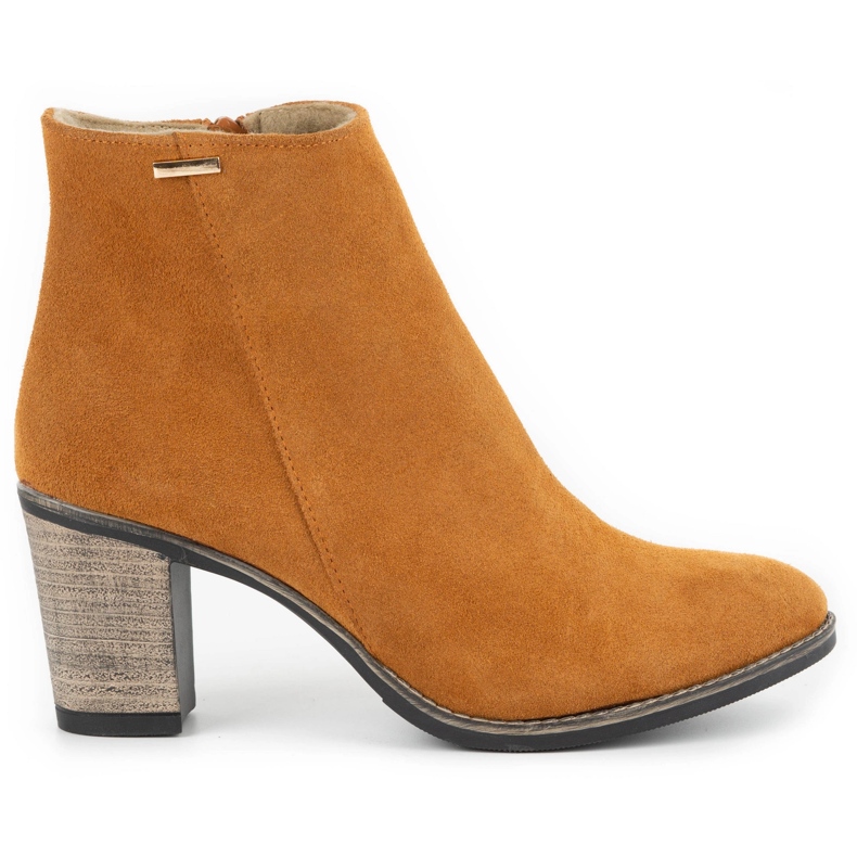 Olivier Botas Sara Rude de salto alto laranja