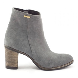 Olivier Sara Gray de salto alto cinza