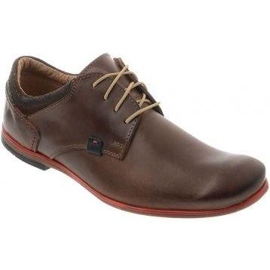 Sapatos masculinos 263 castanhos marrom