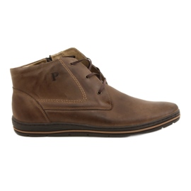Polbut 339 sapatos masculinos marrons marrom