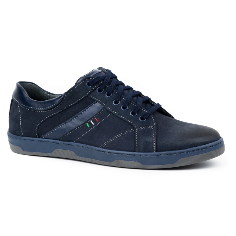 KOMODO Sapatos masculinos 844 azul marinho