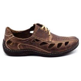 Joker Sapatos marrons 221 openwork masculino marrom