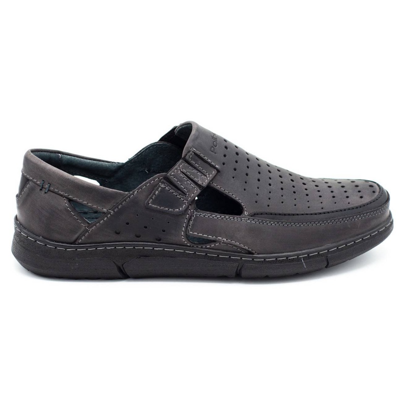 Polbut Sapatos abertos de verão masculino J73L cinza