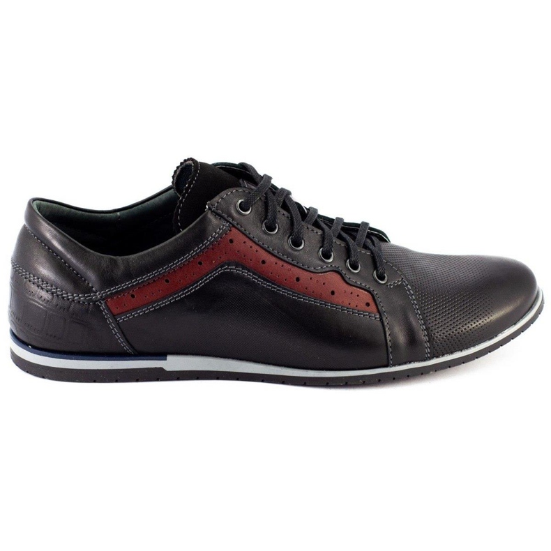 Sapatos casuais masculinos 1476G pretos