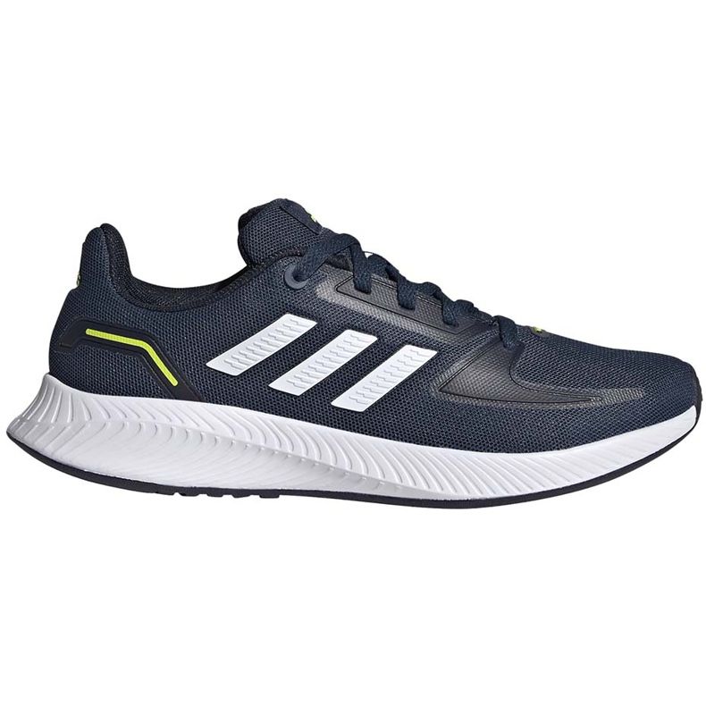 Sapatos infantis Adidas Runfalcon 2.0 K azul marinho FY9498 branco