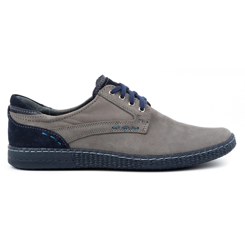 KOMODO Sapatos masculinos casuais 848 cinza
