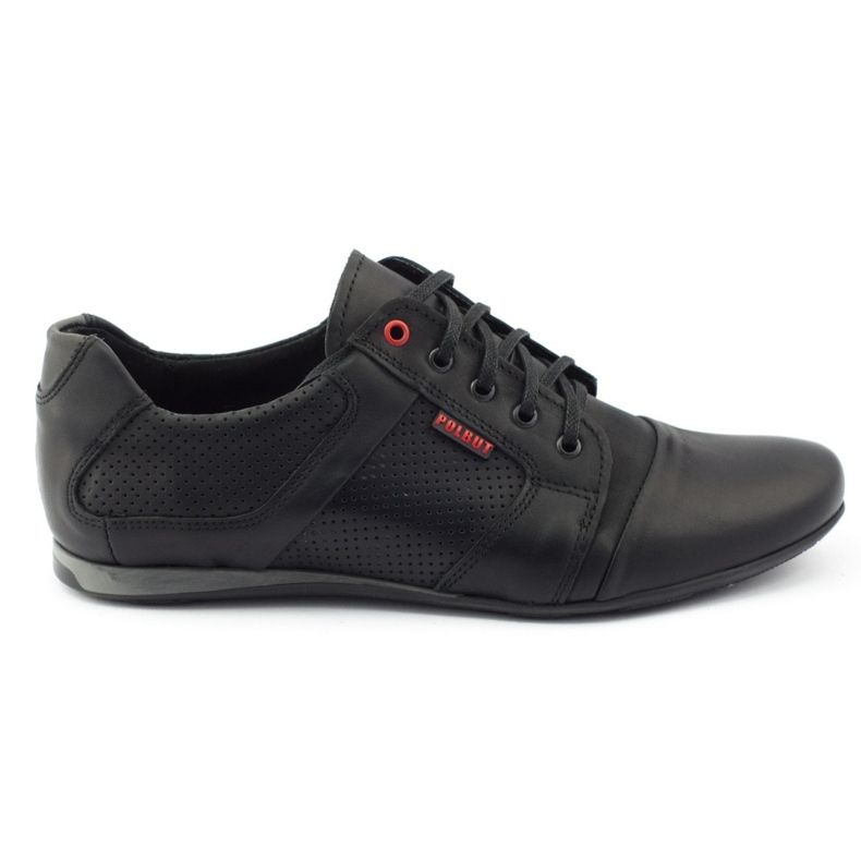 Polbut Sapatos masculinos casuais C34P pretos