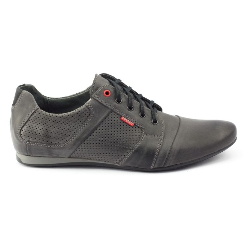 Polbut Sapatos masculinos casuais C34P Cinza