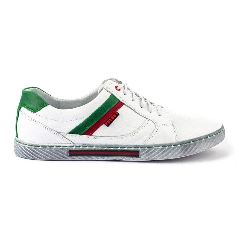 Polbut Sapatos masculinos brancos J47