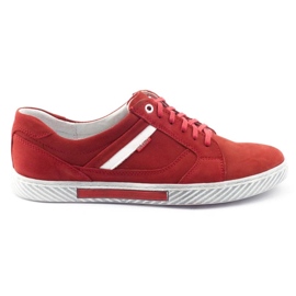Polbut Sapatos masculinos J47 vermelhos