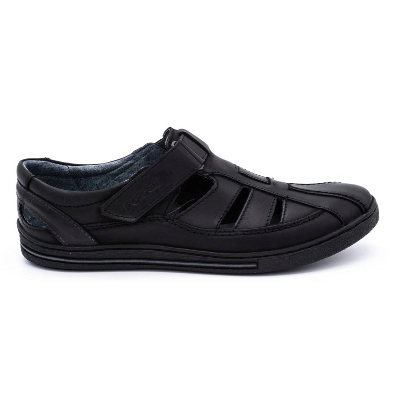 Polbut Sapatos masculinos negros k18 preto