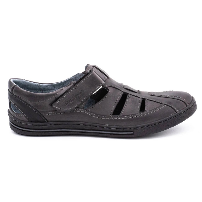 Polbut Sapatos masculinos cinzentos K18 cinza