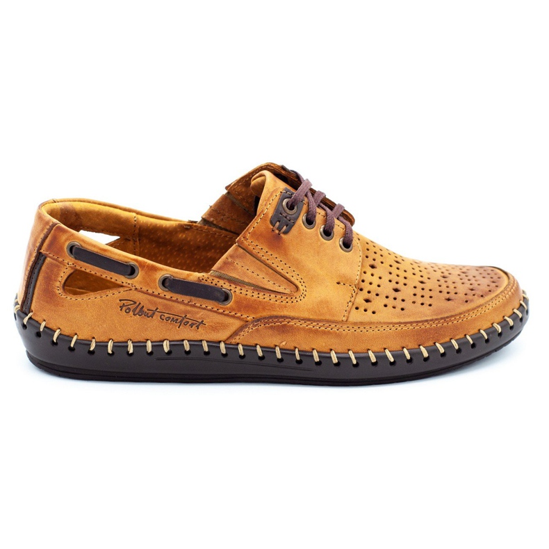 Polbut Sapatos masculinos mocassins J69L vermelhos multicolorido