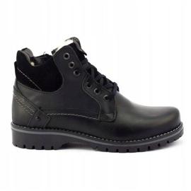 KOMODO Botas de neve isoladas masculinas negras 885 preto KOMODO Botas de neve isoladas masculinas negras 885 preto