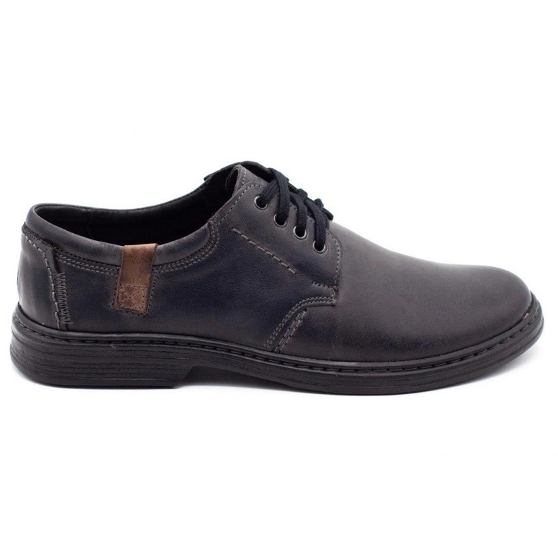 Joker Sapatos masculinos de couro 415 cinza