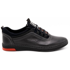 Polbut Sapatos casuais masculinos cinza K24 Polbut Sapatos casuais masculinos cinza K24