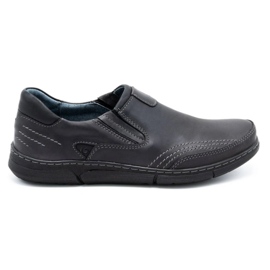 Polbut Sapatos masculinos deslizantes J51 cinza