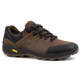 KENT Sapatos de trekking masculinos 515 marrons marrom