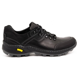 KENT Sapatos de trekking masculinos negros 515 preto
